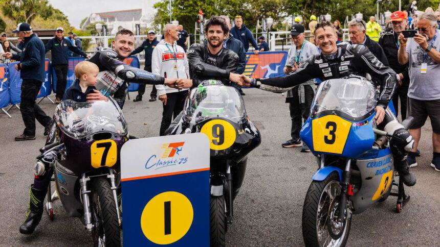 The pitboard of the wrong reads of the classic TT winner, thought he had a 10-second lead
