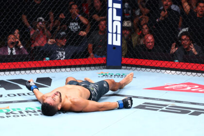 Aaron Pico knocked out at UFC 319