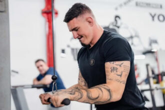 Tom Aspinall training