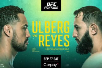 UFC Perth, Carlos Ulberg, Dominick Reyes, Results, UFC