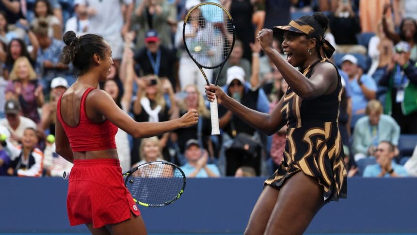 Venus Williams, Leila Fernandez reached the US open doubles