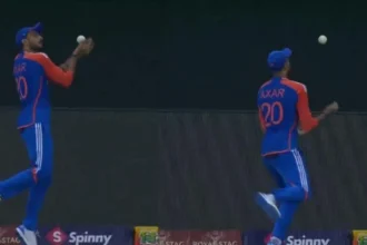 Watch Axar Patel Takes Second Attempt Stunner To Dismiss Saif Hassan After Four Dropped Chances