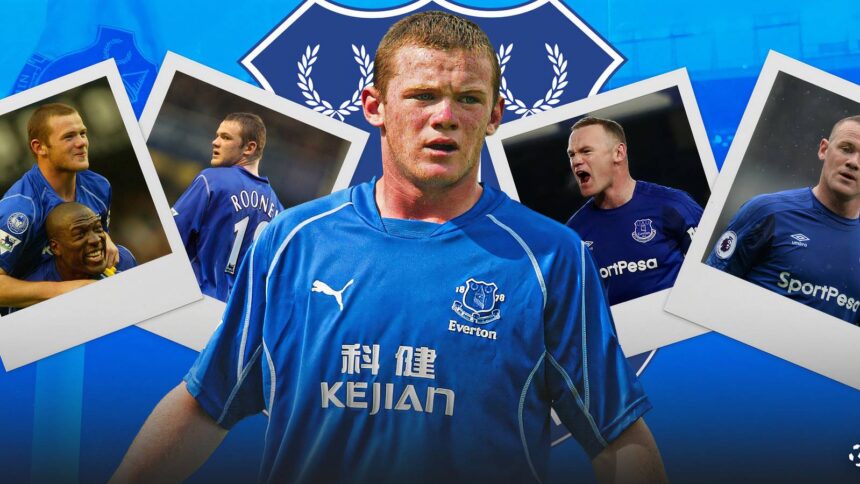 Wayne Rooney's name "Best" Everton's teammate, Pere saw one of his debuts