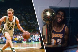 When Larry Bird admitted that his rival, Magic Johnson, had a better career than him, he said, "I nodded to him."