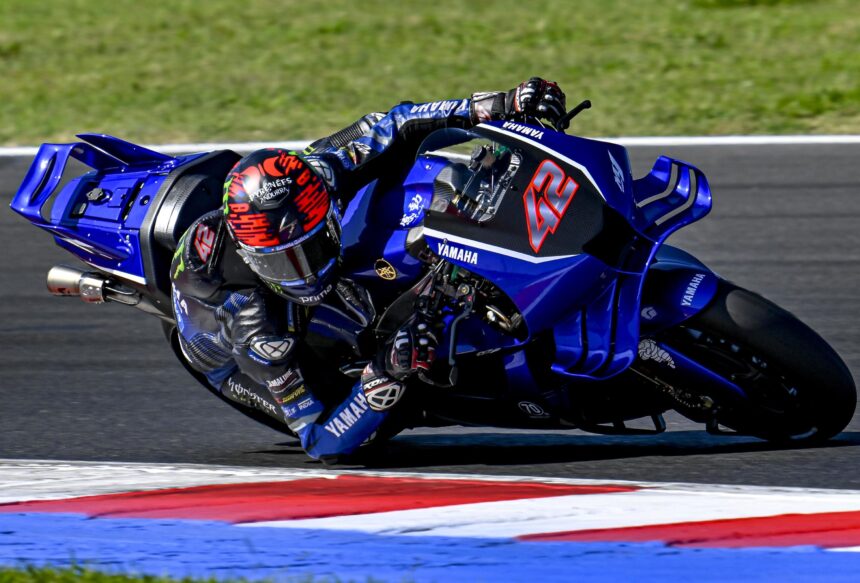 Alex Rins, Yamaha V4, 2025 Misano test
