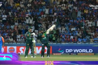 Sahibzada Farhan pulls off rocket-launcher celebration after stunning fifty in India vs Pakistan clash