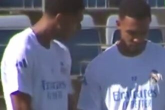 Real Madrid's Star Jude Bellingham returns to training before the Champions League opener (video)