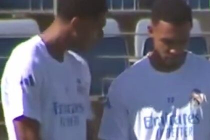 Real Madrid's Star Jude Bellingham returns to training before the Champions League opener (video)