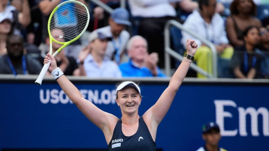 Krejcikova overtook Townsend in a four-round open thriller in the US