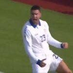 Juventus striker Dusan Vlahovic scores as Latvian Serbian victory (Video)