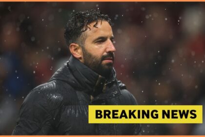 Man United manager Ruben Amorim