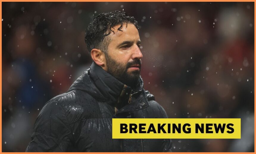 Man United manager Ruben Amorim