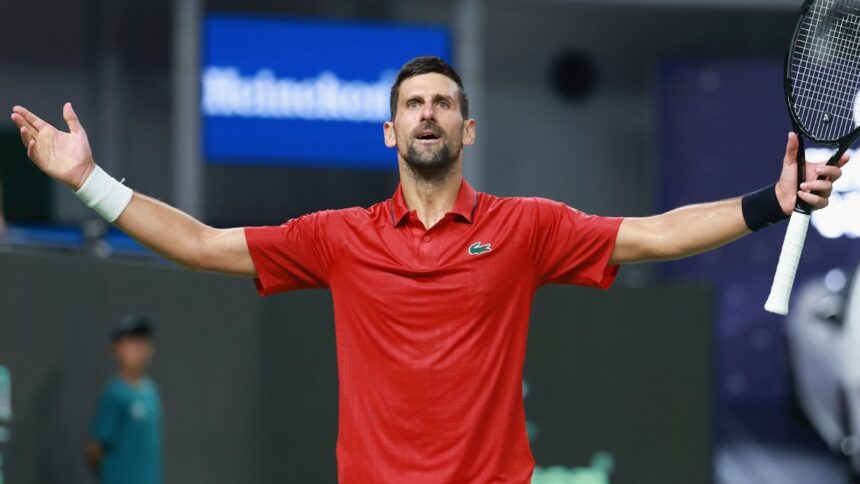 Novak Djokovic sets Shanghai Masters semi-final vs. Valentin Bachelot