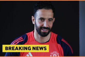 Man United manager Ruben Amorim