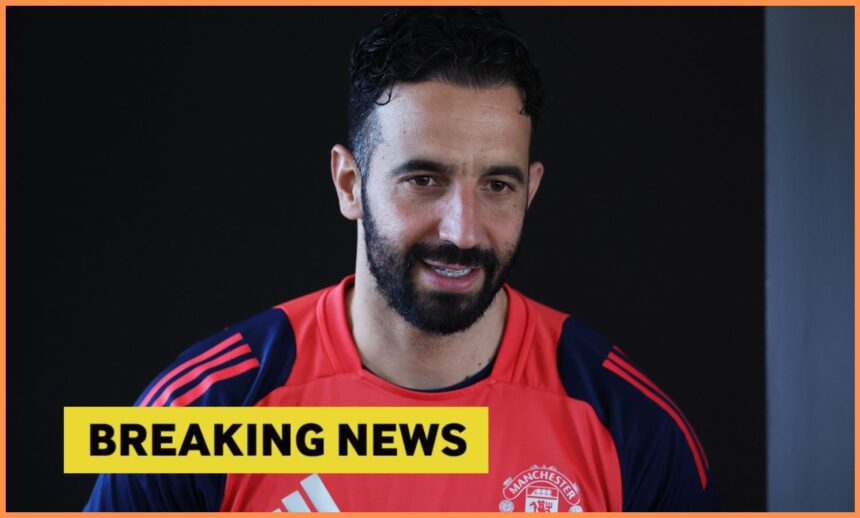 Man United manager Ruben Amorim