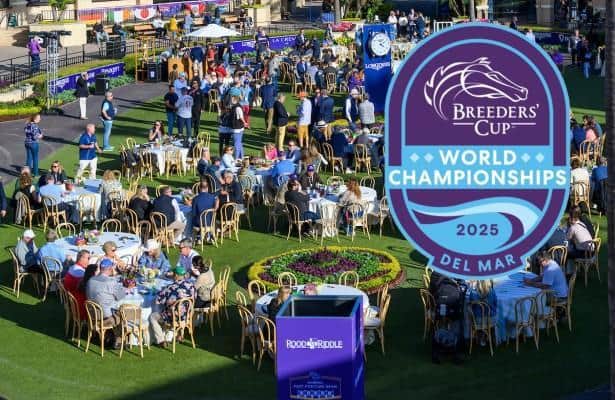 9 race tracks, posts and jockeys