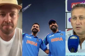 AB De Villiers Rohit Sharma Shubman Gill Ajit Agarkar Virat Kohli