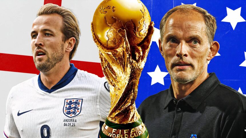 AI predicts Tuchel's England squad for the 2026 World Cup