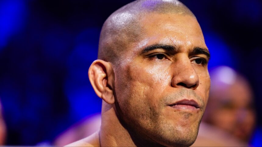 Alex Pereira enters the Octagon for his fight against Magomed Ankalaev at UFC 313