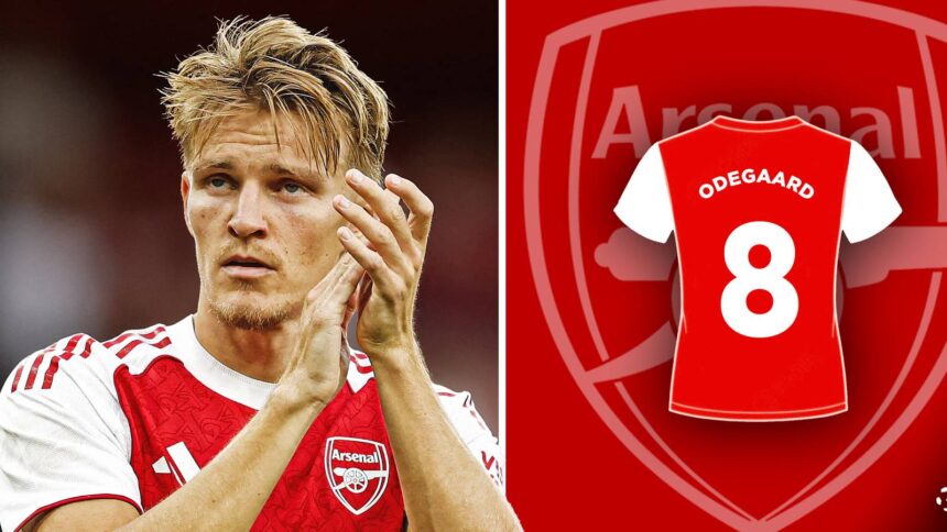 Arsenal's 'future captain' destined to take over No. 8 shirt from Odegaard