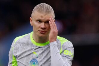 Aston Villa take hilarious swipe at Haaland after win against Man City