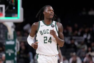 Chris Livingston plays for the Milwaukee Bucks