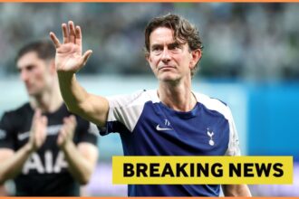 Tottenham manager Thomas Frank