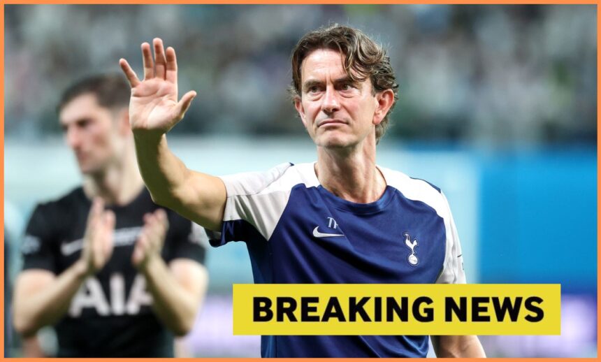 Tottenham manager Thomas Frank