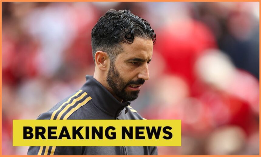 Man United manager Ruben Amorim