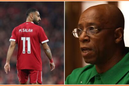 Mohamed Salah and Ian Wright