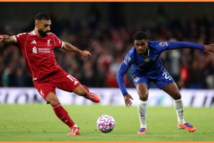 Mohamed Salah in action for Liverpool