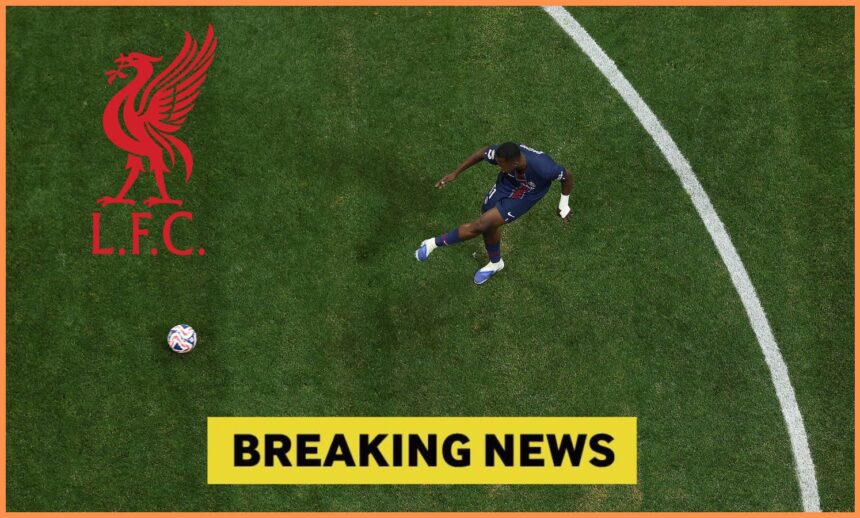 Willian Pacho in action for PSG in the Champions League final