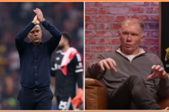 Arne Slot and Paul Scholes