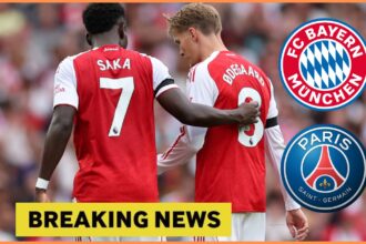 Bukayo Saka and Martin Odegaard