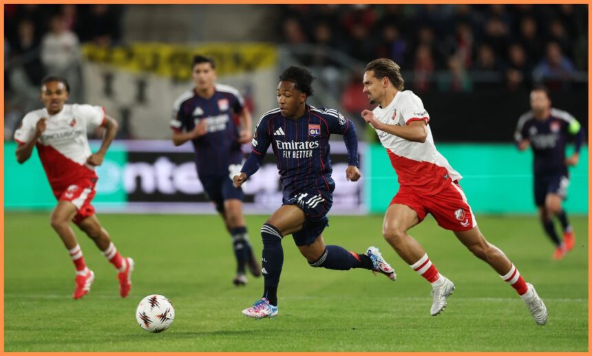 Malick Fofana in action for Lyon
