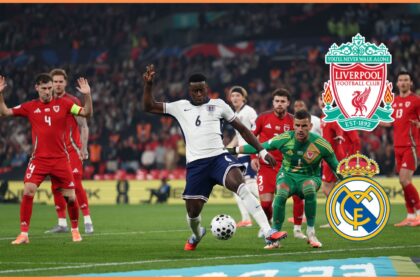 Marc Guehi in action for England against Wales