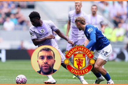 Carlos Baleba in action for Brighton vs Everton