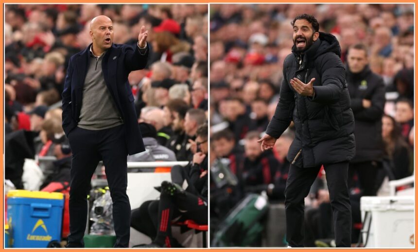 Arne Slot and Ruben Amorim