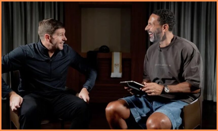 Stephen Gerrard's name Man United icon is the "best player" he played