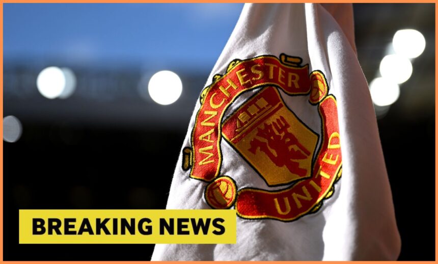 Manchester United flag and yellow