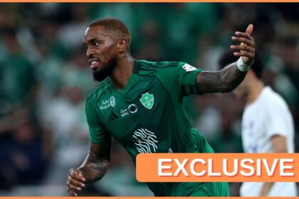 Ivan Toney in action for Al Ahli