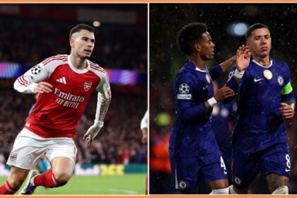 Gabriel Martinelli, Estevao Willian, and Enzo Fernandez