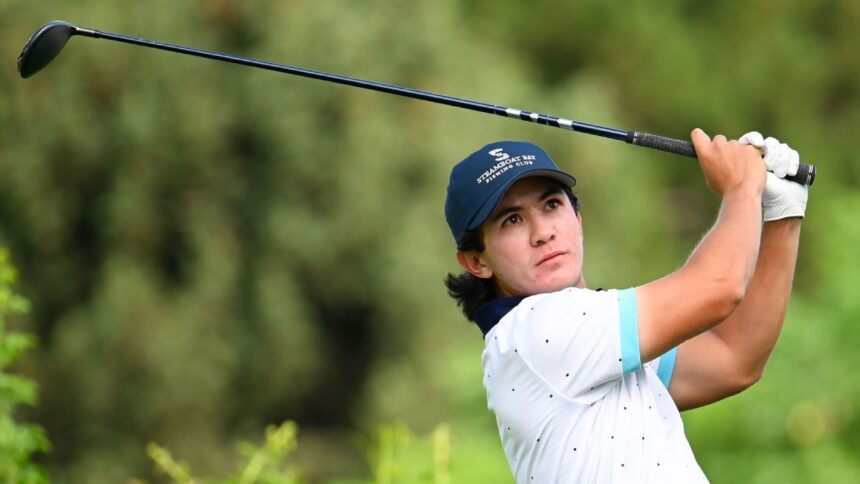 Davis Chatfield films the third 59 of the 2025 Corn Ferry Tour