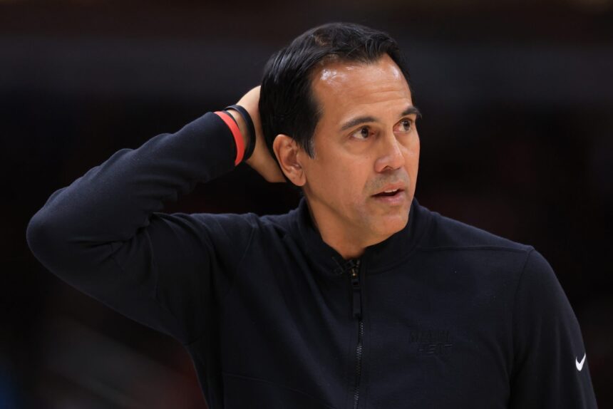 Erik Spoelstra says solid Miami Heat outlook "is an NBA player" and they have been following him for two years
