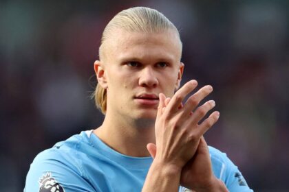 Erling Haaland reacts to his hat-trick against Israel on Instagram