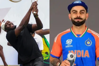 Usain Bolt and Virat Kohli