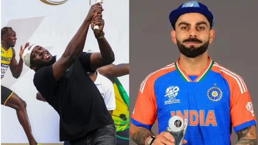 Usain Bolt and Virat Kohli