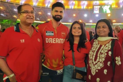Shreyas Iyer with family