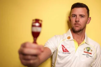Josh Hazlewood and Ashes