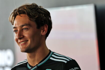 George Russell 'sneaks' into grandstand to watch Mexican GP FP1